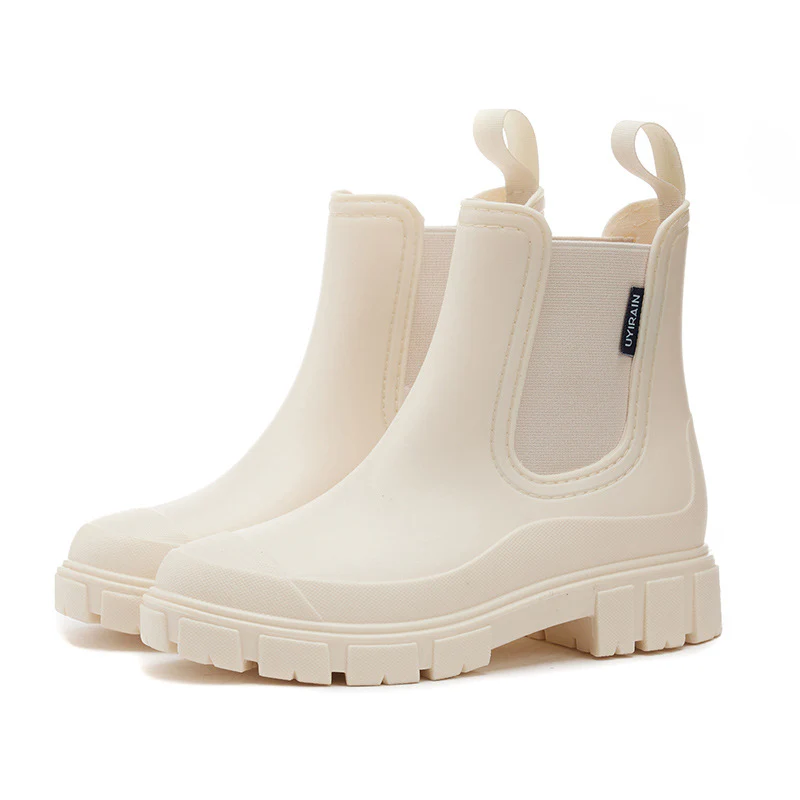 Women¡¯s Chelsea Rain Boots Waterproof Anti-Slip Outdoor