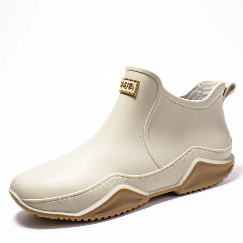 Fashionable Short-Cut Unisex Rain Boots ¨C Waterproof, Anti-Slip, All-Season PVC Fishing & Work Boots