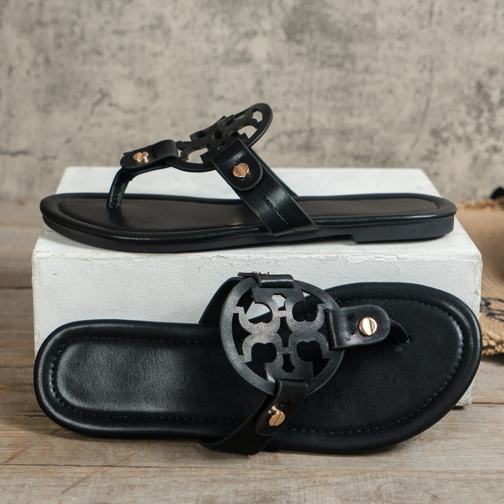 Women¡¯s Aurelia Flat Thong Sandals ¨C Elegant Roman-Inspired Summer Slides