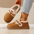 Women's BerryBirk Cozy Clogs ¨C Retro Faux Fur Platform Snow Boots