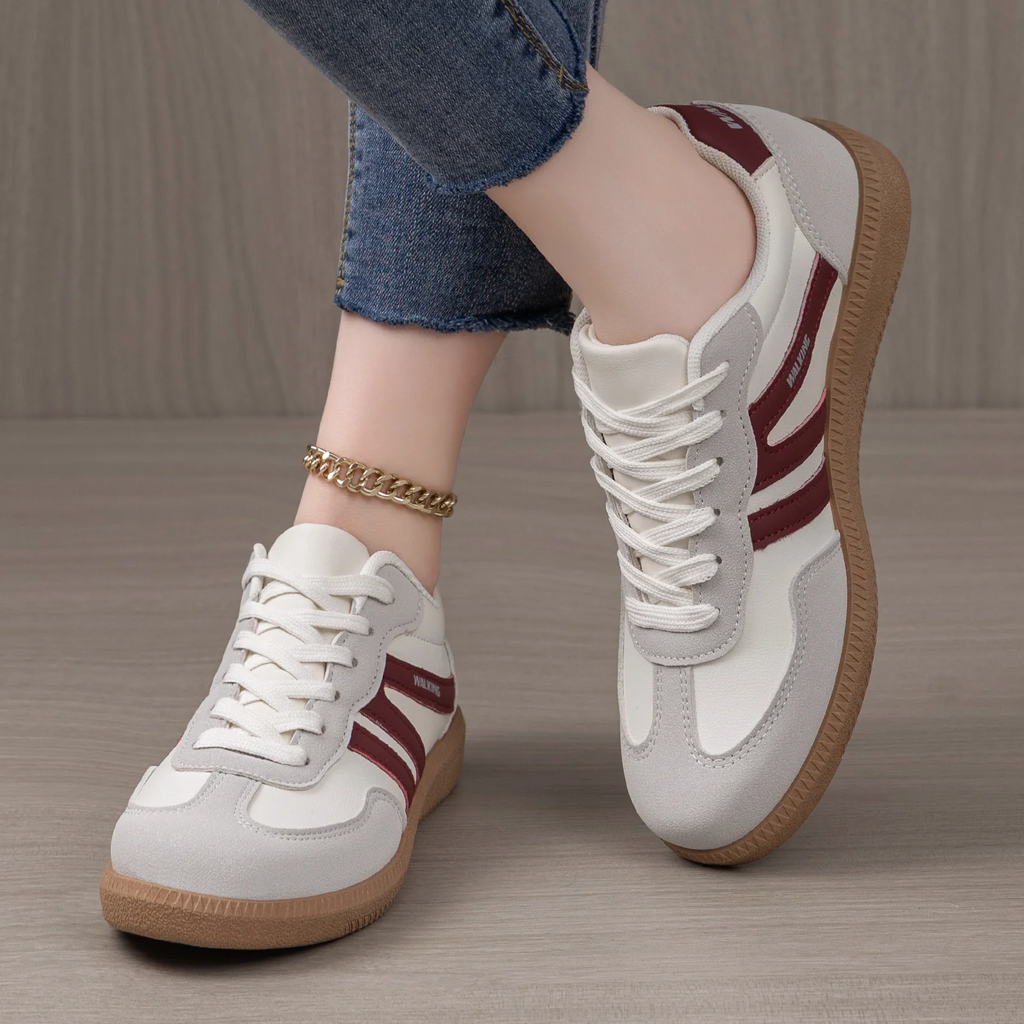 Women¡¯s Nova Retro Colorblock Sneakers ¨C Casual Lightweight Comfort Trainers