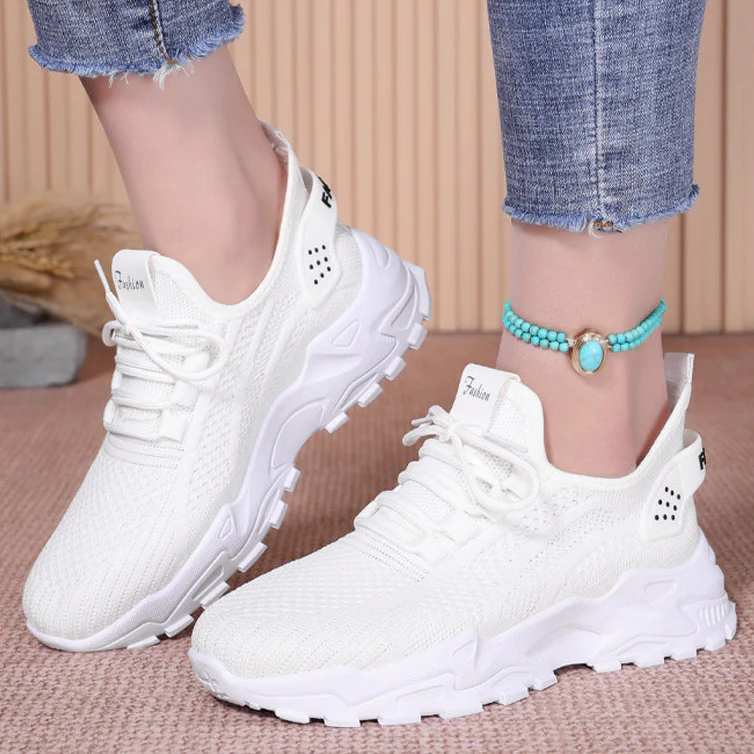 Women¡¯s AirWeave Sneakers ¨C Breathable Mesh Lightweight Flat Shoes