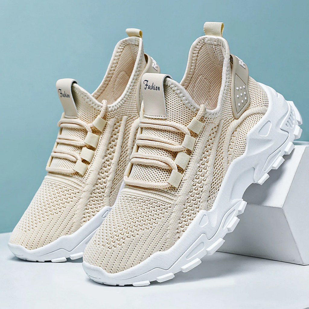Women¡¯s AirWeave Sneakers ¨C Breathable Mesh Lightweight Flat Shoes