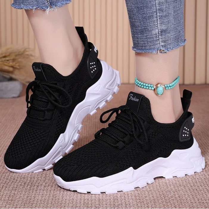 Women¡¯s AirWeave Sneakers ¨C Breathable Mesh Lightweight Flat Shoes