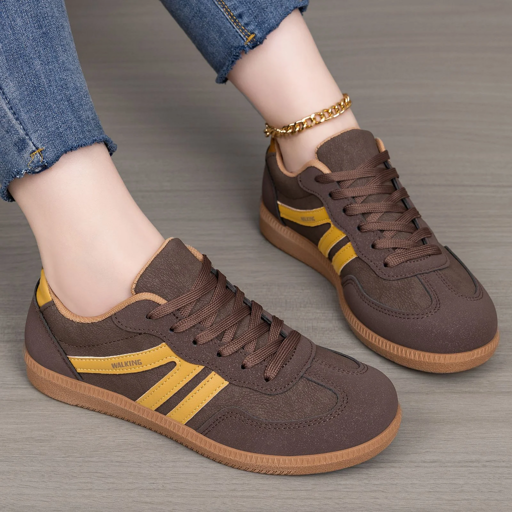 Women¡¯s Nova Retro Colorblock Sneakers ¨C Casual Lightweight Comfort Trainers