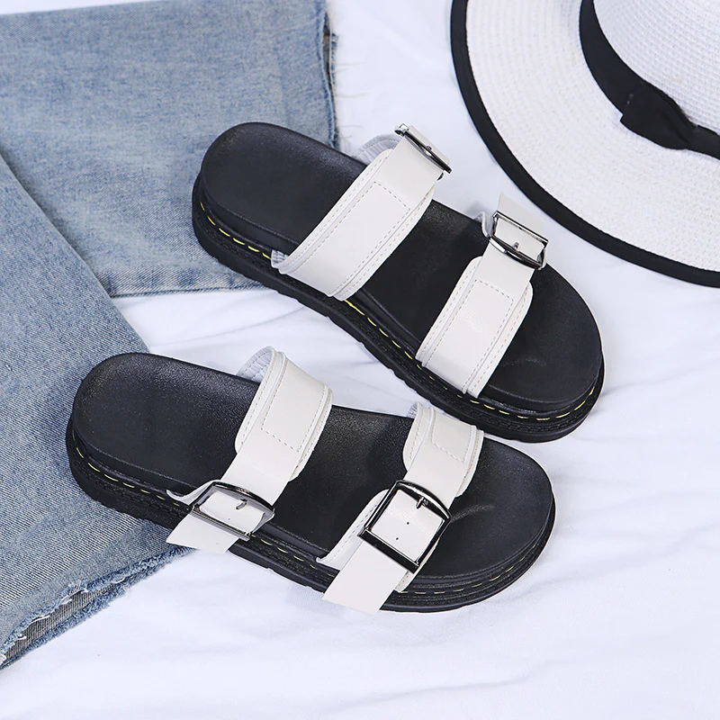Women's Coastal Gladiator Sandals ¨C Sporty Platform Slide with Contoured Footbed