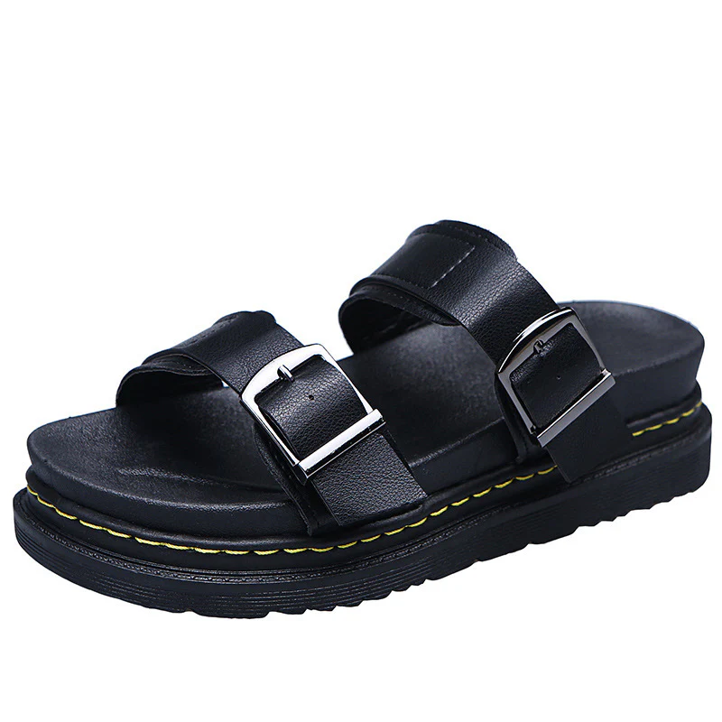 Women's Coastal Gladiator Sandals ¨C Sporty Platform Slide with Contoured Footbed