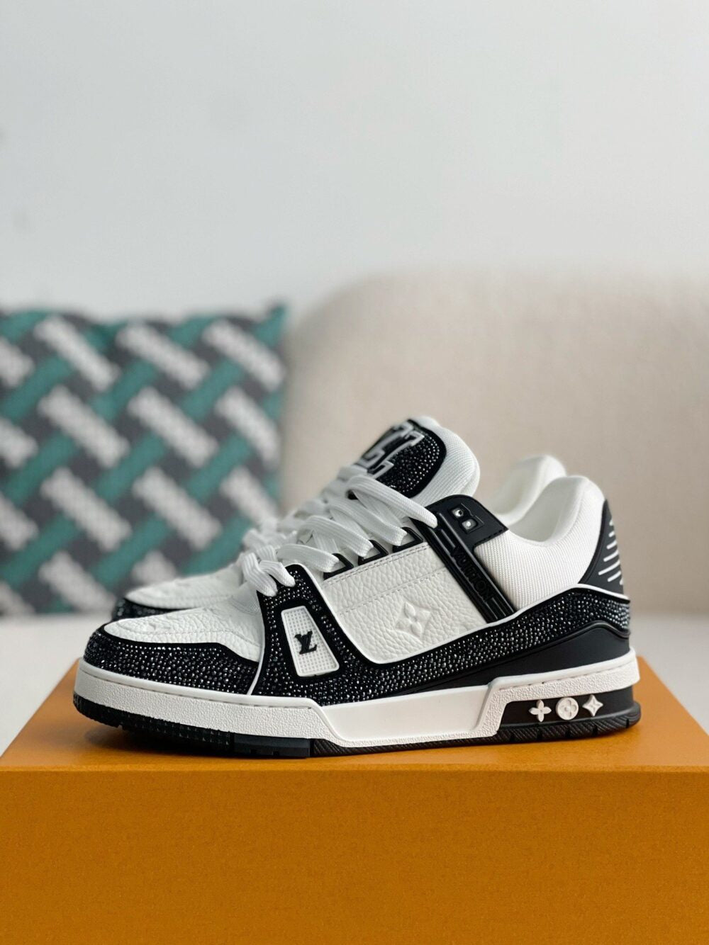 Louis Vuitton LV Trainer Sneaker ¡®Denim Monogram Black Diamond¡¯