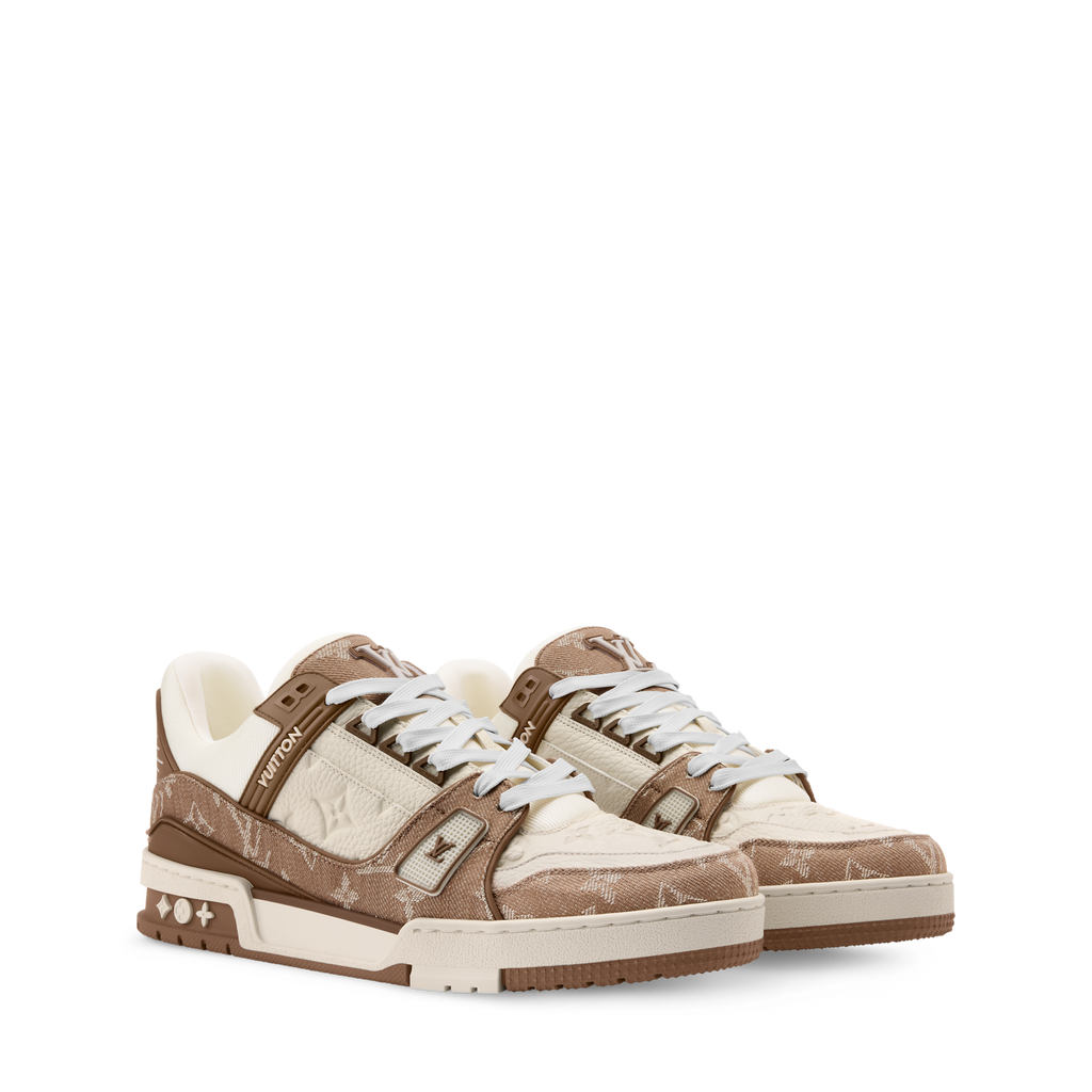 Louis Vuitton LV Trainer Sneaker ¡®Monogram Brown Denim¡¯