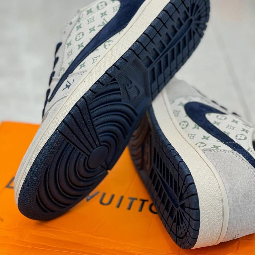 Louis Vuitton x Nike Air Jordan 1 Low ¡°Tricolor Monogram¡± (Custom)