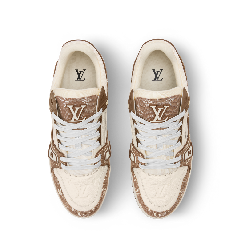 Louis Vuitton LV Trainer Sneaker ¡®Monogram Brown Denim¡¯