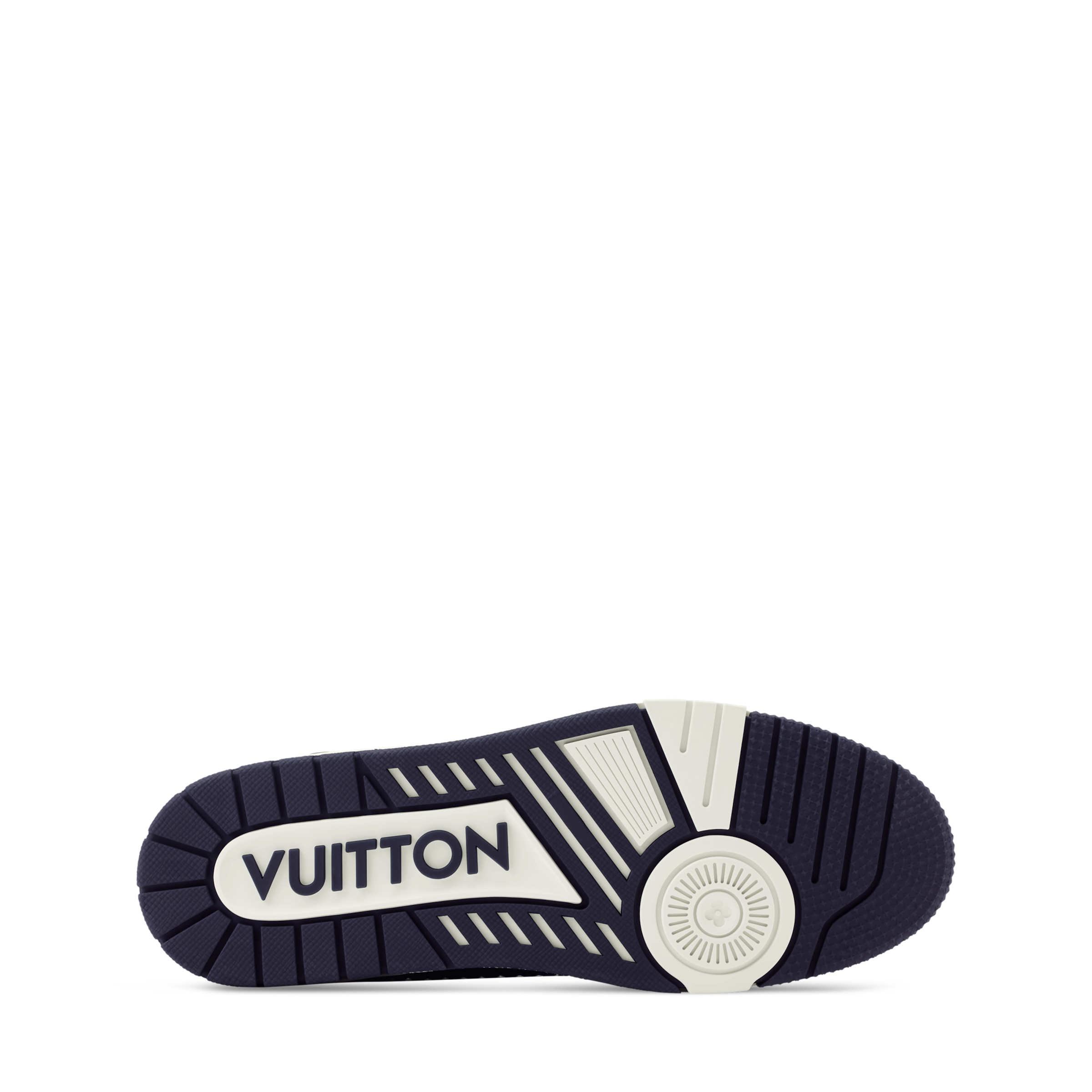 Louis Vuitton LV Trainer Indigo Blue Denim Sneakers with Swarovski? Pearls
