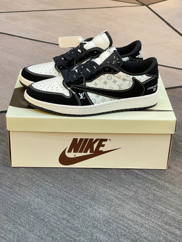 Louis Vuitton x Nike Air Jordan 1 Low ¡°Panda Monogram¡± (Custom)