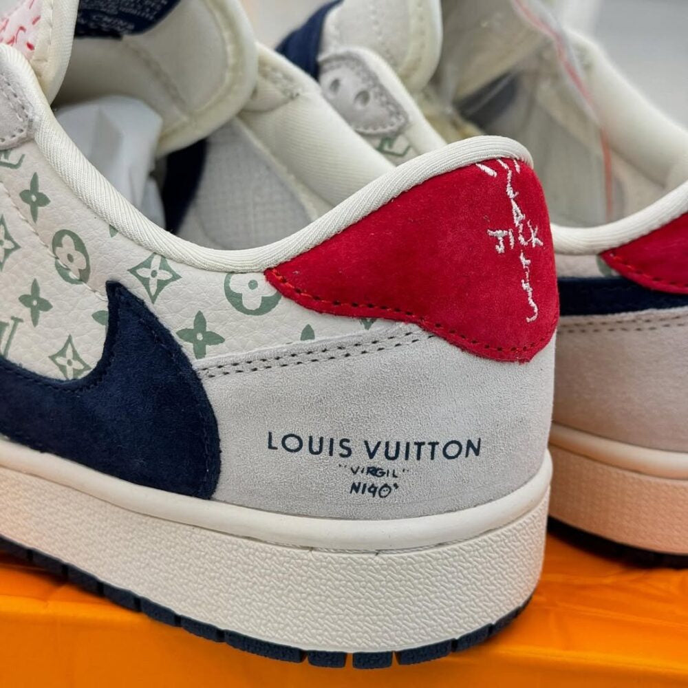 Louis Vuitton x Nike Air Jordan 1 Low ¡°Tricolor Monogram¡± (Custom)