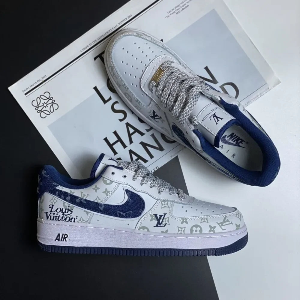 Louis Vuitton x Nike Air Force 1 07 Low ¡®White Blue¡¯