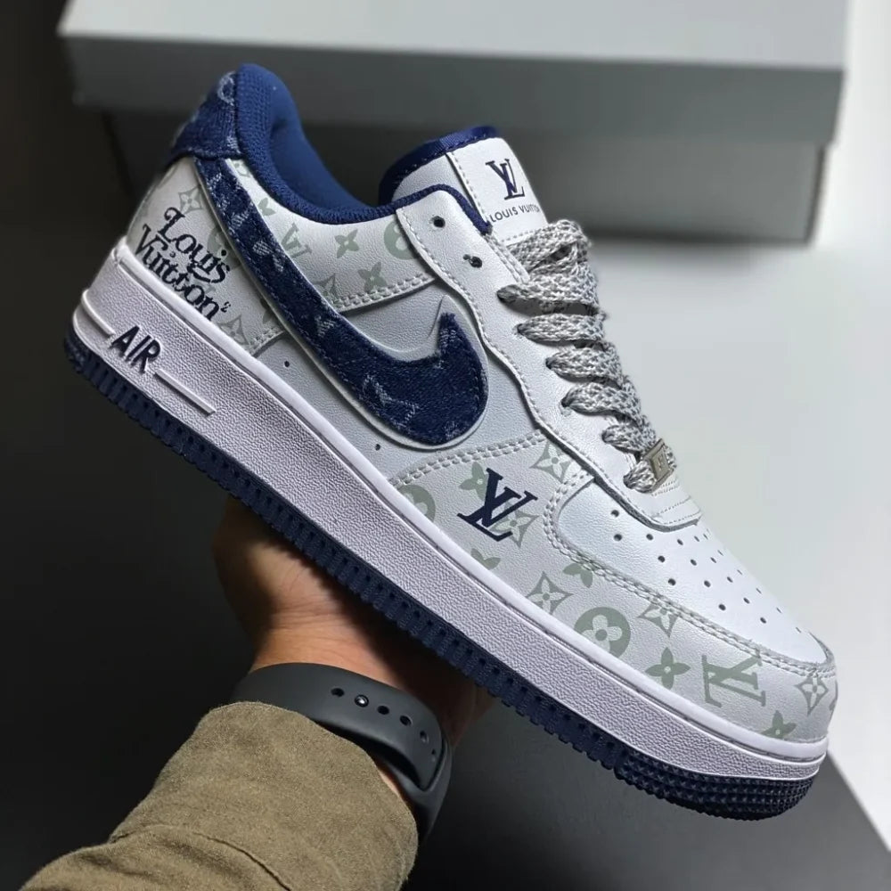 Louis Vuitton x Nike Air Force 1 07 Low ¡®White Blue¡¯