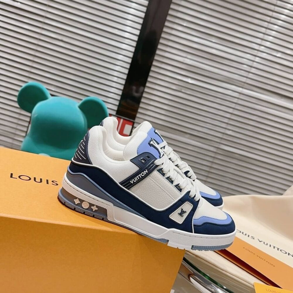 Louis Vuitton LV Trainer ¡°Blue Beige¡±