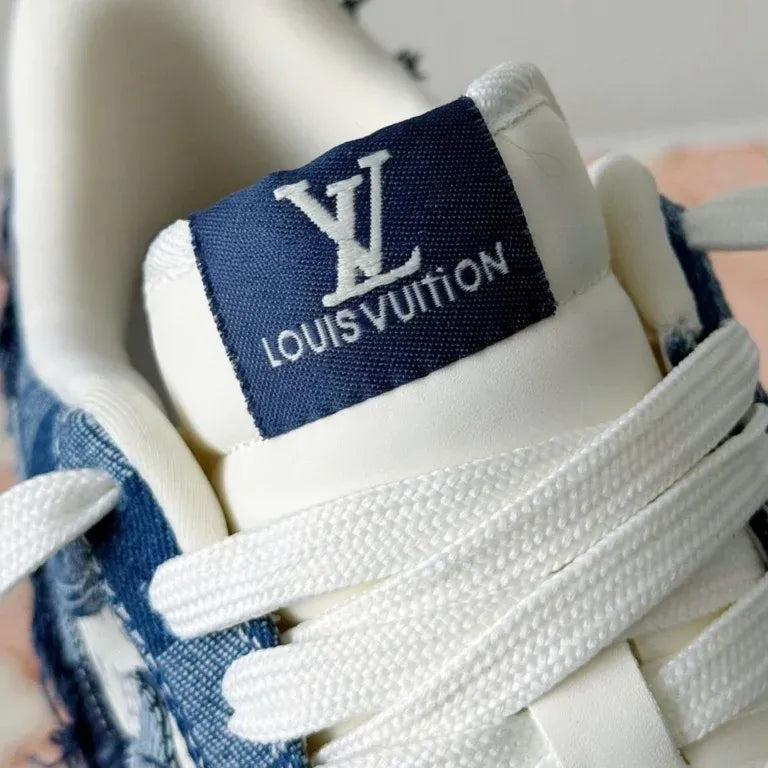 Louis Vuitton x Nike Air Force 1 Low ¡°Blue Damier Denim¡±