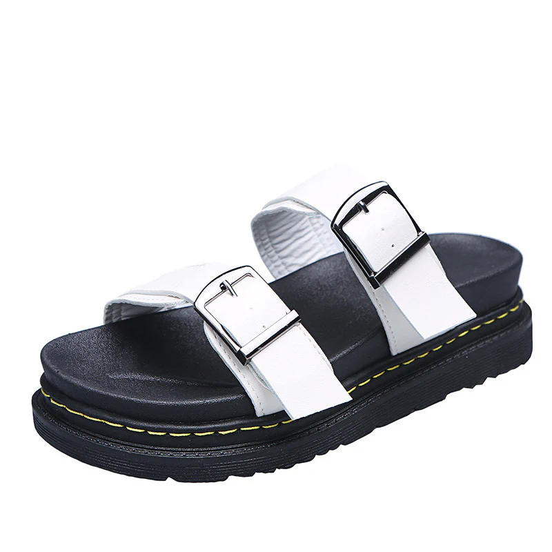 Women's Coastal Gladiator Sandals ¨C Sporty Platform Slide with Contoured Footbed