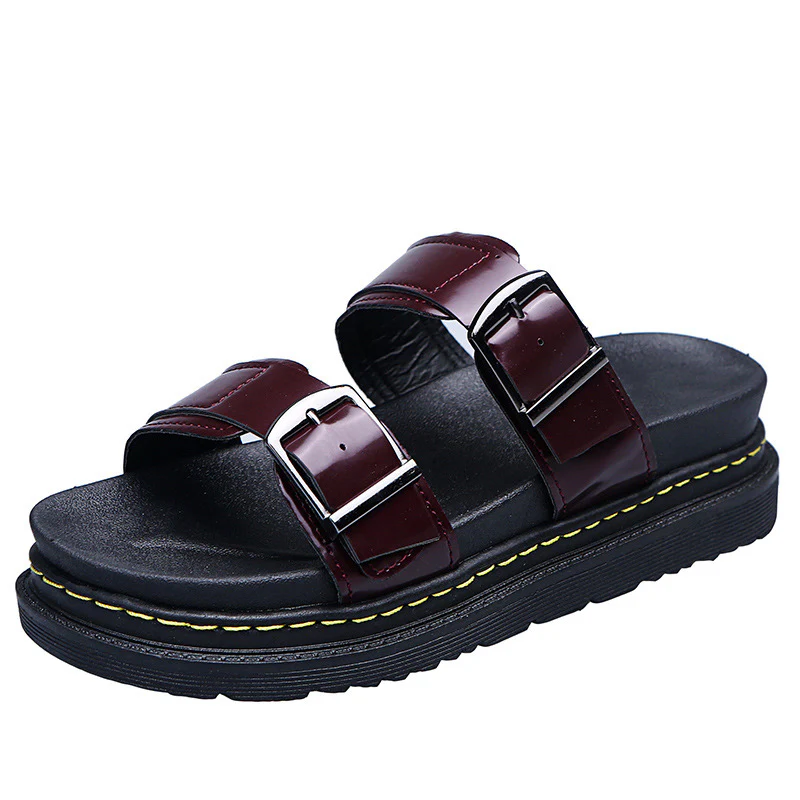 Women's Coastal Gladiator Sandals ¨C Sporty Platform Slide with Contoured Footbed
