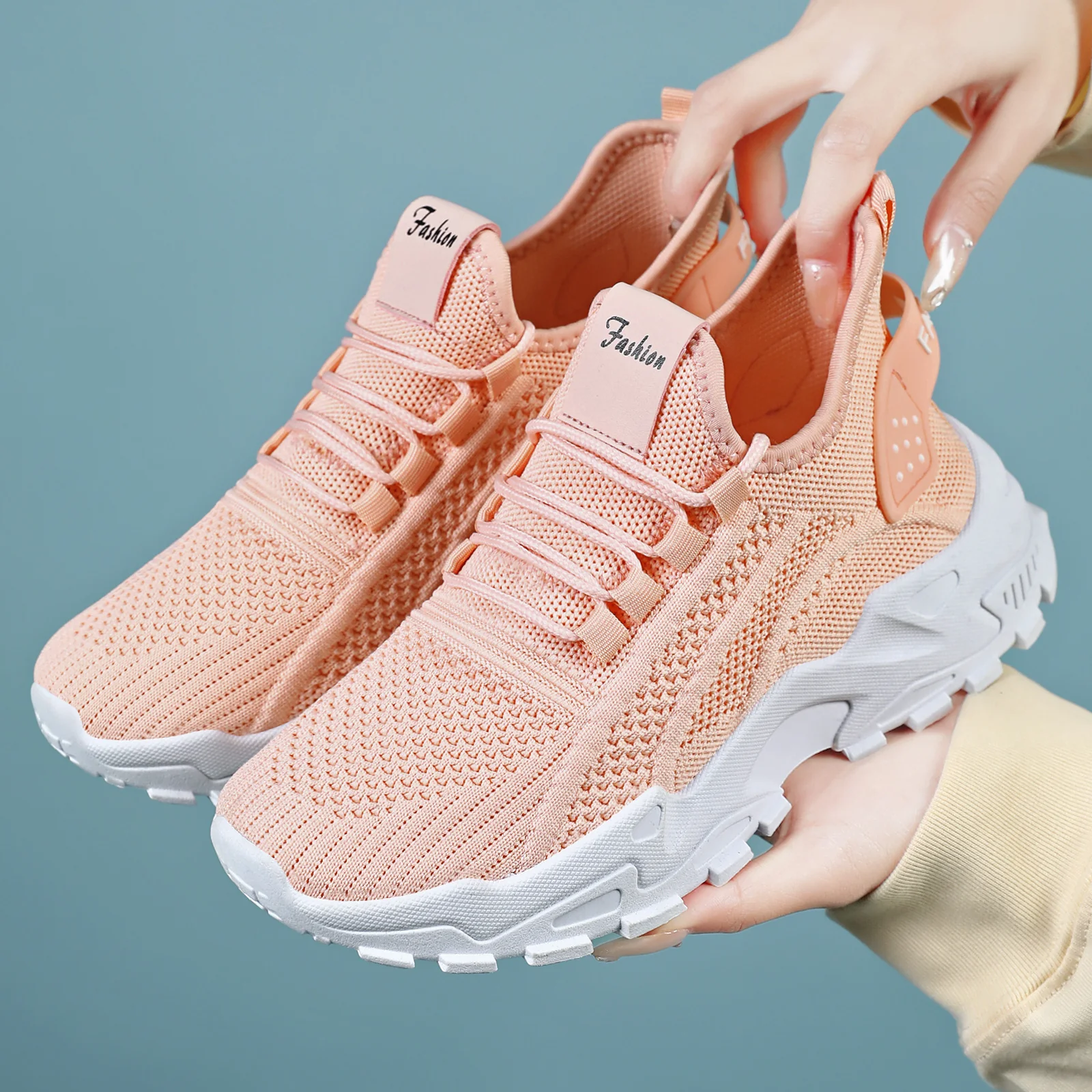 Women¡¯s AirWeave Sneakers ¨C Breathable Mesh Lightweight Flat Shoes